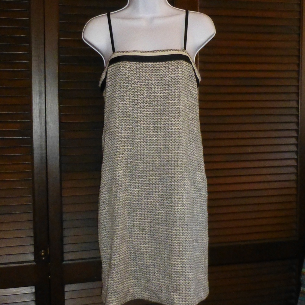 INC Petite Black & White Houndstooth Dress 6P